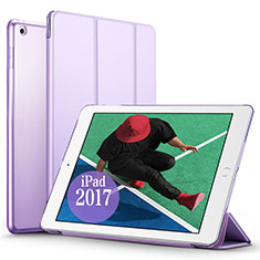 Funda de Cuero Cartera con Soporte para Apple New iPad Pro 9.7 (2017) Morado