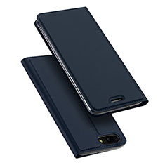 Funda de Cuero Cartera con Soporte para Asus Zenfone 4 ZE554KL Azul