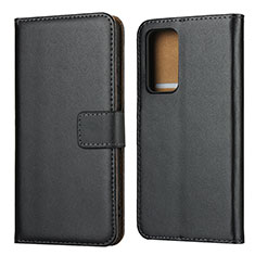 Funda de Cuero Cartera con Soporte para Huawei P40 Negro