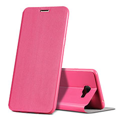 Funda de Cuero Cartera con Soporte para Samsung Galaxy C7 SM-C7000 Rosa