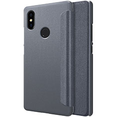 Funda de Cuero Cartera con Soporte para Xiaomi Mi 8 SE Negro