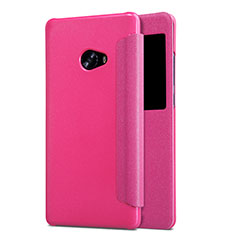 Funda de Cuero Cartera con Soporte para Xiaomi Mi Note 2 Rosa Roja
