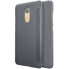 Funda de Cuero Cartera con Soporte para Xiaomi Redmi 5 Plus Negro