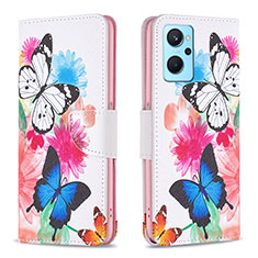 Funda de Cuero Cartera con Soporte Patron de Moda Carcasa B01F para Oppo A96 4G Vistoso