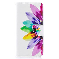 Funda de Cuero Cartera con Soporte Patron de Moda Carcasa B01F para Samsung Galaxy A50S Multicolor