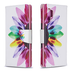 Funda de Cuero Cartera con Soporte Patron de Moda Carcasa B01F para Samsung Galaxy Note 10 Plus 5G Multicolor