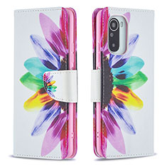 Funda de Cuero Cartera con Soporte Patron de Moda Carcasa B01F para Xiaomi Mi 11X Pro 5G Multicolor