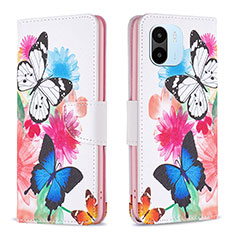 Funda de Cuero Cartera con Soporte Patron de Moda Carcasa B01F para Xiaomi Poco C50 Vistoso