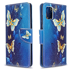 Funda de Cuero Cartera con Soporte Patron de Moda Carcasa B03F para Samsung Galaxy M40S Azul Cielo