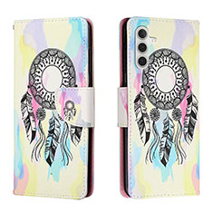 Funda de Cuero Cartera con Soporte Patron de Moda Carcasa H01X para Samsung Galaxy A04s Vistoso