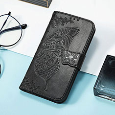 Funda de Cuero Cartera con Soporte Patron de Moda Carcasa H08 para Apple iPhone 14 Pro Max Negro