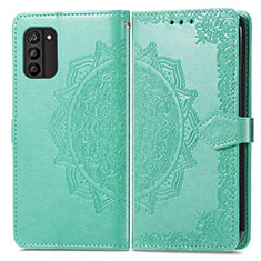 Funda de Cuero Cartera con Soporte Patron de Moda Carcasa para Nokia G100 Verde