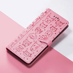Funda de Cuero Cartera con Soporte Patron de Moda Carcasa S03D para Xiaomi Mi 13 Ultra 5G Rosa
