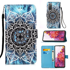 Funda de Cuero Cartera con Soporte Patron de Moda Carcasa Y02B para Samsung Galaxy S20 FE 5G Multicolor