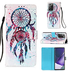 Funda de Cuero Cartera con Soporte Patron de Moda Carcasa Y03B para Samsung Galaxy Note 20 Ultra 5G Multicolor