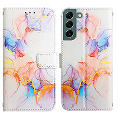 Funda de Cuero Cartera con Soporte Patron de Moda Carcasa Y03B para Samsung Galaxy S22 5G Vistoso