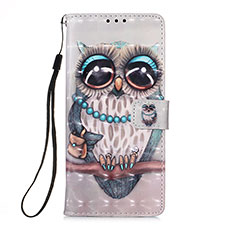 Funda de Cuero Cartera con Soporte Patron de Moda Carcasa Y03B para Xiaomi Poco M3 Azul