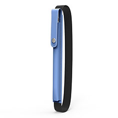 Funda de Cuero Elastico del Pluma Desmontable para Apple Pencil Apple iPad Pro 9.7 Azul