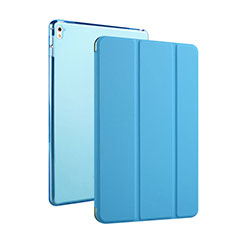 Funda de Cuero Flip con Soporte para Apple iPad Pro 9.7 Azul Cielo
