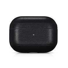 Funda de Cuero para AirPods Pro Carcasa de Carga para Apple AirPods Pro Negro