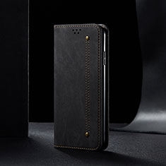 Funda de pano Cartera con Soporte B01S para Samsung Galaxy M60s Negro