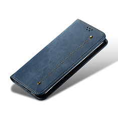 Funda de pano Cartera con Soporte B01S para Xiaomi Mi 13 5G Azul