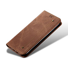 Funda de pano Cartera con Soporte B03S para Samsung Galaxy S21 5G Marron