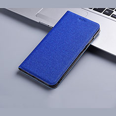 Funda de pano Cartera con Soporte H01 para Apple iPhone 13 Mini Azul