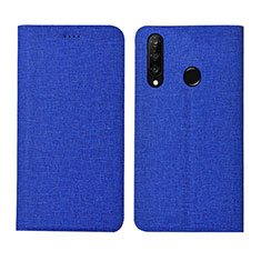 Funda de pano Cartera con Soporte H01 para Huawei P30 Lite New Edition Azul