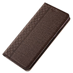 Funda de pano Cartera con Soporte H01 para Samsung Galaxy A90 5G Marron