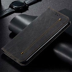 Funda de pano Cartera con Soporte H01 para Samsung Galaxy S20 Ultra 5G Negro