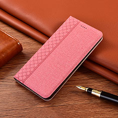 Funda de pano Cartera con Soporte H02 para Apple iPhone 13 Mini Rosa