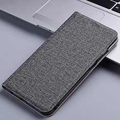 Funda de pano Cartera con Soporte H12P para Apple iPhone 6S Gris