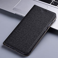 Funda de pano Cartera con Soporte H12P para Apple iPhone XR Negro