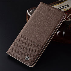 Funda de pano Cartera con Soporte H12P para Samsung Galaxy A32 5G Marron