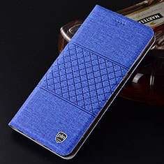 Funda de pano Cartera con Soporte H14P para Samsung Galaxy S25 5G Azul