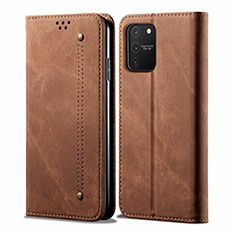 Funda de pano Cartera con Soporte para Samsung Galaxy M80S Marron