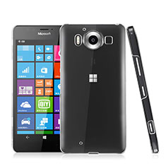 Funda Dura Cristal Plastico Rigida Transparente para Microsoft Lumia 950 Claro