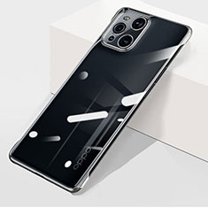 Funda Dura Cristal Plastico Rigida Transparente para Oppo Find X3 Pro 5G Claro