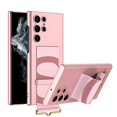 Funda Dura Plastico Rigida Carcasa Mate AC1 para Samsung Galaxy S23 Ultra 5G Rosa