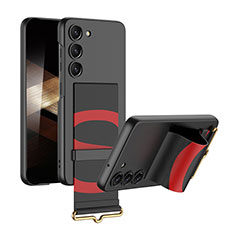 Funda Dura Plastico Rigida Carcasa Mate AC1 para Samsung Galaxy S24 Plus 5G Rojo y Negro