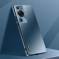 Funda Dura Plastico Rigida Carcasa Mate AT1 para Huawei P60 Pro Azul