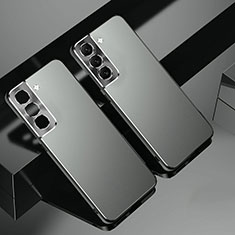 Funda Dura Plastico Rigida Carcasa Mate AT1 para Samsung Galaxy S21 5G Gris