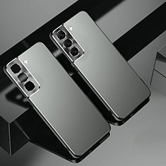 Funda Dura Plastico Rigida Carcasa Mate AT1 para Samsung Galaxy S22 Plus 5G Gris
