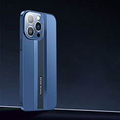 Funda Dura Plastico Rigida Carcasa Mate AT2 para Apple iPhone 14 Pro Azul