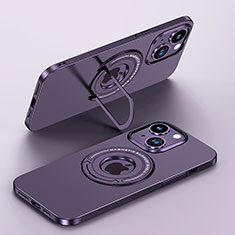 Funda Dura Plastico Rigida Carcasa Mate con Mag-Safe Magnetic JB1 para Apple iPhone 13 Morado