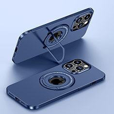 Funda Dura Plastico Rigida Carcasa Mate con Mag-Safe Magnetic JB1 para Apple iPhone 13 Pro Azul