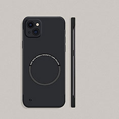 Funda Dura Plastico Rigida Carcasa Mate con Mag-Safe Magnetic para Apple iPhone 14 Plus Negro
