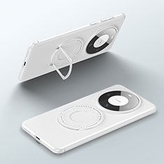 Funda Dura Plastico Rigida Carcasa Mate con Mag-Safe Magnetic para Huawei Mate 60 Blanco
