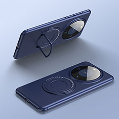 Funda Dura Plastico Rigida Carcasa Mate con Mag-Safe Magnetic para Huawei Mate 60 Pro+ Plus Azul
